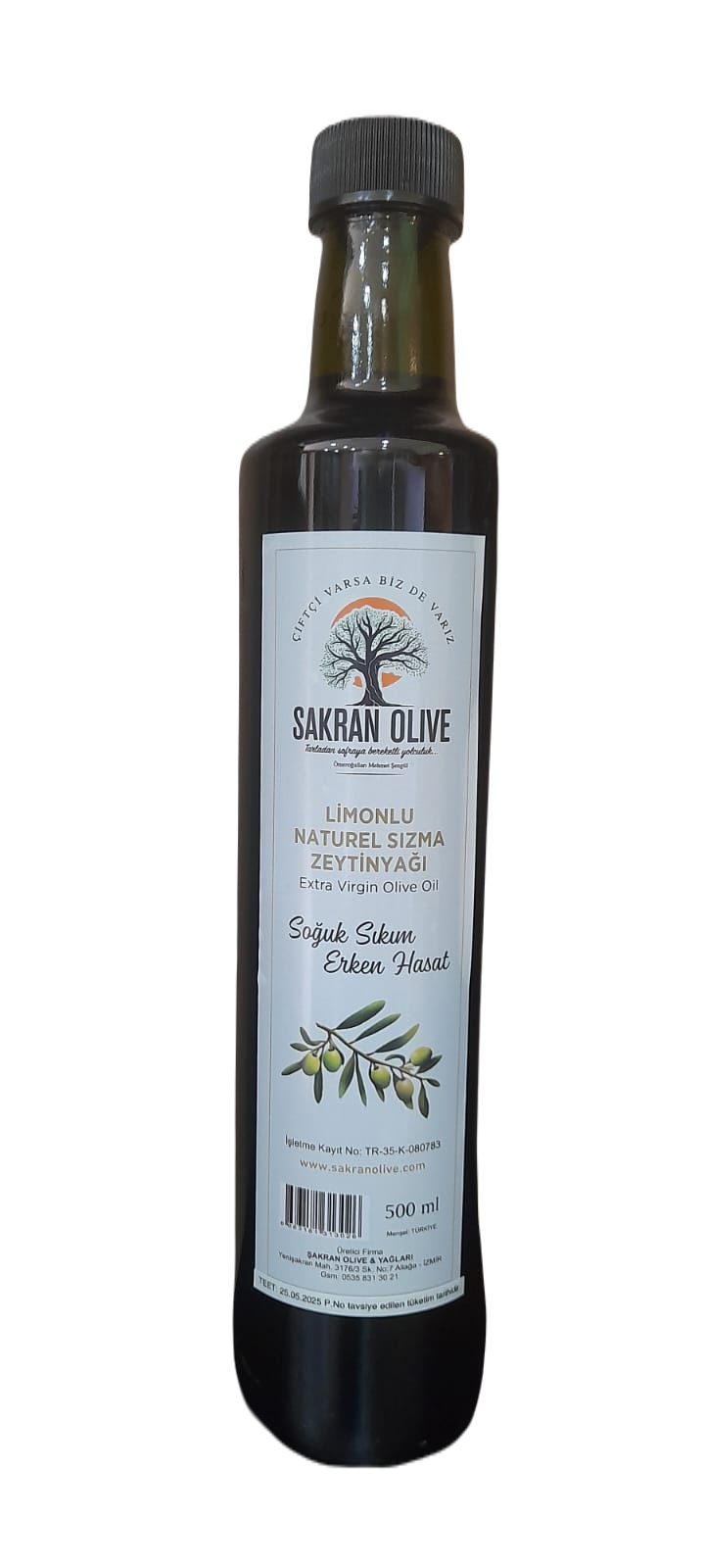 LİMON AROMALI ZEYTİNYAĞI 500 ML