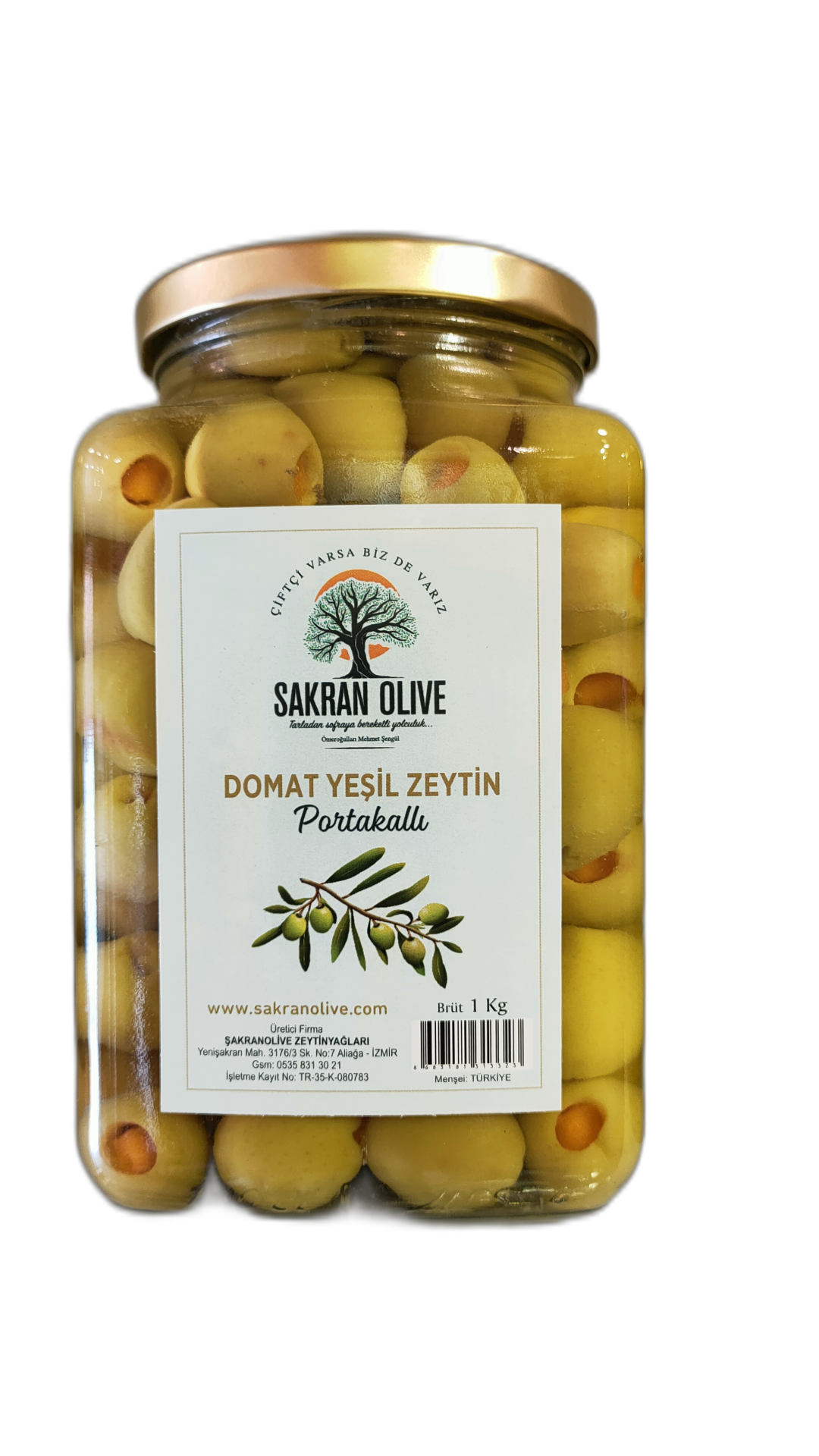 PORTAKAL DOLGULU ZEYTİN 1 KG
